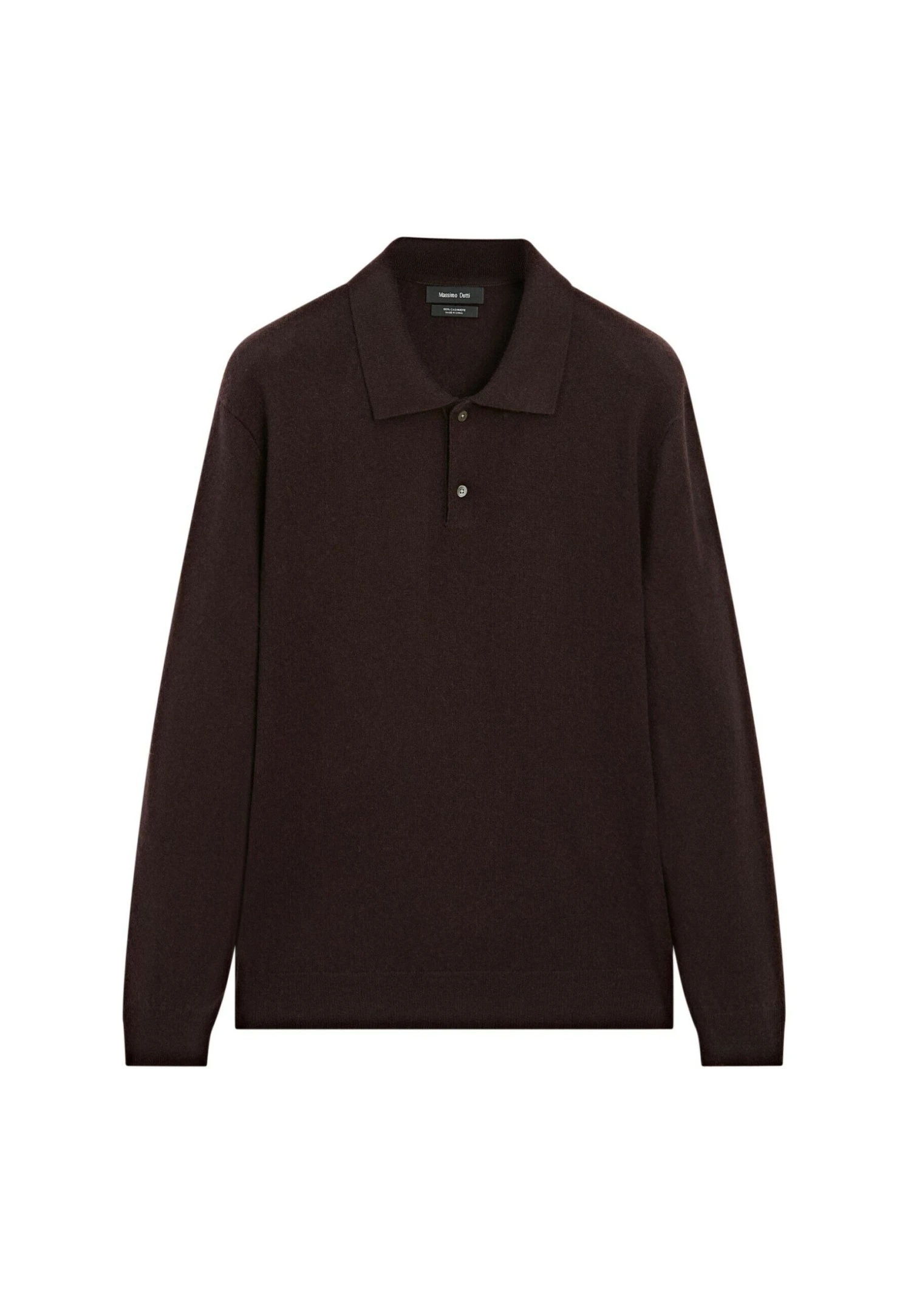 Massimo Dutti CASHMERE LONG SLEEVE POLO COLLAR - Long Sleeved Top - Dark Blue 14 Massimo Dutti CASHMERE LONG SLEEVE POLO COLLAR - Long Sleeved Top - Dark Blue - Image 12