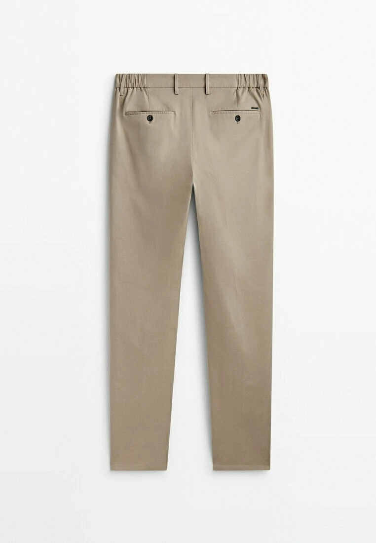 Massimo Dutti Jogger-Fit - Trousers - Beige 7 Massimo Dutti Jogger-Fit - Trousers - Beige - Image 5