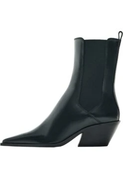 Massimo Dutti Ankle Boots - Black