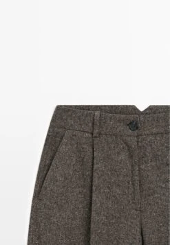 Massimo Dutti KNICKERBOCKER YARN EFFECT - Suit Trousers - Dark Brown 19 Massimo Dutti KNICKERBOCKER YARN EFFECT - Suit Trousers - Dark Brown -Massimo Dutti Shop 1f2012820a604b8b99668370818e7b91