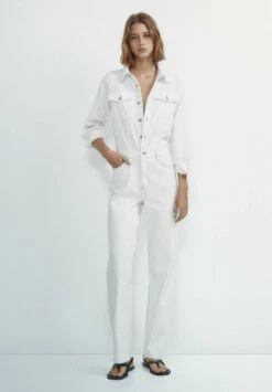 Massimo Dutti Straight With Topstitching - Jumpsuit