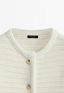 Massimo Dutti Textured With Buttons - Cardigan -Massimo Dutti Shop 1f3897edce9446dbbe4a1eab1099ed3a