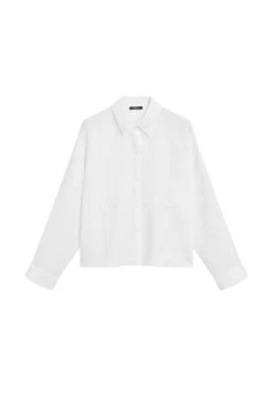 Massimo Dutti GARMENT WITH EMBROIDERED DETAIL - Button-down Blouse - White -Massimo Dutti Shop 1f53c0c8f08f49ef81ab63d35b3b860f