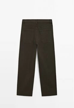 Massimo Dutti STRAIGHT-LEG CROPPED - Trousers - Brown 18 Massimo Dutti STRAIGHT-LEG CROPPED - Trousers - Brown -Massimo Dutti Shop 1f5a47a14489448288110781438b547a
