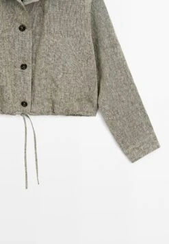 Massimo Dutti LIGHTWEIGHT BOMBER NECK - Summer Jacket - Grey -Massimo Dutti Shop 1f6e77e9090b4809adc6392598b35478