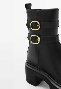 Massimo Dutti With Track And Buckles - Classic Ankle Boots - Black -Massimo Dutti Shop 1f70e000f39445ab800faa24cca844f3