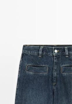 Massimo Dutti HIGH-WAIST WIDE-LEG WITH POCKETS - Wide Leg - Blue 23 Massimo Dutti HIGH-WAIST WIDE-LEG WITH POCKETS - Wide Leg - Blue -Massimo Dutti Shop 1f7987e1d1f9467fbebb53a057ae183c