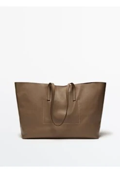 Massimo Dutti Tote Bag - Mottled Light Brown 9 Massimo Dutti Tote Bag - Mottled Light Brown -Massimo Dutti Shop 1f89b794e42a48678292fa7ad9ef32e6