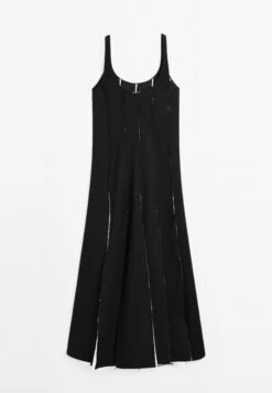 Massimo Dutti LONG FLOWING - Day Dress - Black -Massimo Dutti Shop 1fcd74ebed9e412580d917f049ae0176