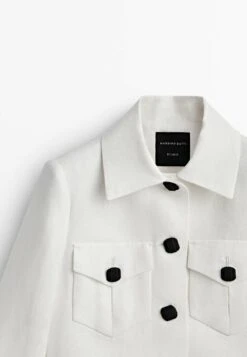 Massimo Dutti Studio - Jacquard Short Jacket - Summer Jacket -Massimo Dutti Shop 1fd08959f83a4bcd8a391d3a84367bf3