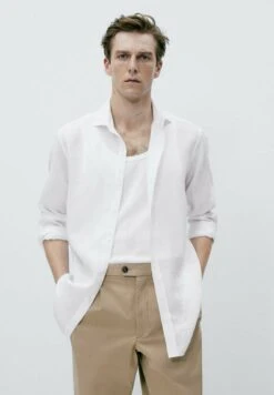 Massimo Dutti Dyed - Shirt - White