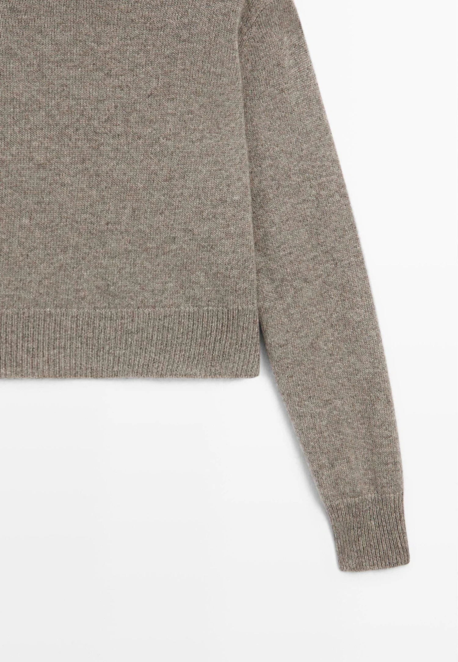 Massimo Dutti SHORT KNIT SWEATER - Jumper - Light Brown 10 Massimo Dutti SHORT KNIT SWEATER - Jumper - Light Brown - Image 8