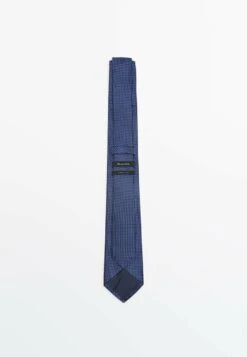 Massimo Dutti Textured - Tie - Blue -Massimo Dutti Shop 20205f5269e84725a18e79bd3061f7e7