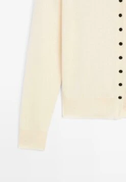 Massimo Dutti BUTTONED WITH MOCK TURTLENECK - Cardigan - Yellow -Massimo Dutti Shop 20221f9db7304eaa8ee0417c5d96db66