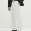 Massimo Dutti Smart In A Bi-Stretch - Chinos - White -Massimo Dutti Shop 20236689bb8f448c88eeb4e2fba3d064