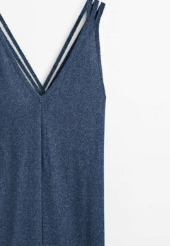 Massimo Dutti Long With Crossed Straps At The Back - Maxi Dress - Blue -Massimo Dutti Shop 2028690dc2d94fddb82ad95a18553db9