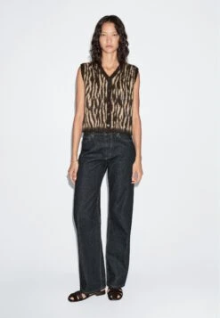 Massimo Dutti Waistcoat - Dark Brown