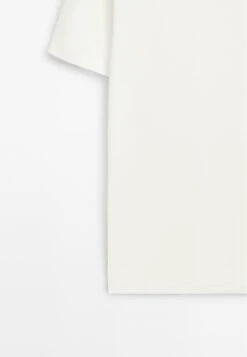 Massimo Dutti SHORT SLEEVE WITH CREW NECK - Basic T-shirt - Beige -Massimo Dutti Shop 20677ed44fce4f2aa04579d1b63c6a04