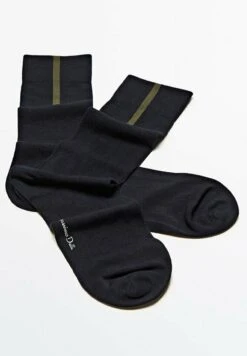 Massimo Dutti With Contrast Stripe - Socks - Dark Blue -Massimo Dutti Shop 20979de1ab6b41888aa446cb64970135