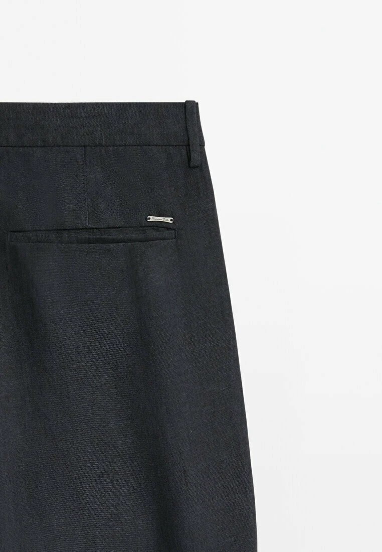 Massimo Dutti Tapered Fit - Chinos - Dark Grey 12 Massimo Dutti Tapered Fit - Chinos - Dark Grey - Image 10