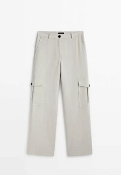 Massimo Dutti With Detail - Cargo Trousers - Sand -Massimo Dutti Shop 20c467721e84418780147e6661369550