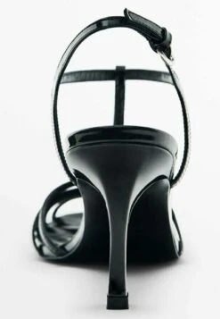 Massimo Dutti Finish Heeled Cage - Studio - Classic Heels - Black -Massimo Dutti Shop 20c71e3c4cba4ec9af7cf948756f4326