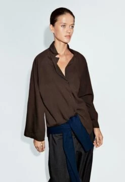 Massimo Dutti Button-down Blouse - Dark Brown 16 Massimo Dutti Button-down Blouse - Dark Brown -Massimo Dutti Shop 20cd681d8cf544e4afa1b0b0a9ec799a