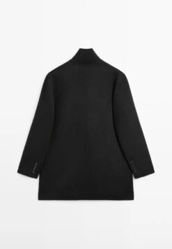 Massimo Dutti ONE-NECK - Classic Coat - Black 18 Massimo Dutti ONE-NECK - Classic Coat - Black -Massimo Dutti Shop 20e2a41927bf4d37a4264a34ff75e560