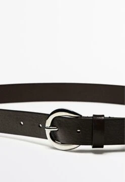 Massimo Dutti WITH ROUND BUCKLE - Belt - Brown -Massimo Dutti Shop 20ed340f5ffb4fdb940bc0b8d658dc66