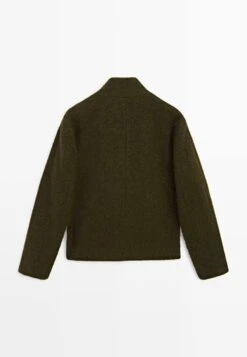 Massimo Dutti SHORT ALPACA - Cardigan - Khaki 20 Massimo Dutti SHORT ALPACA - Cardigan - Khaki -Massimo Dutti Shop 210e1febb5454374aaef25017b9644c7