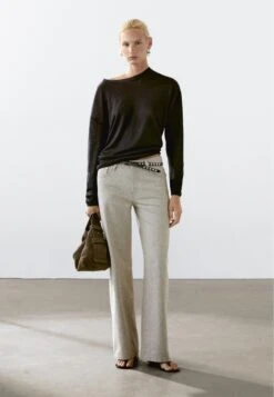 Massimo Dutti OVERSIZE CREW NECK - Jumper - Dark Brown -Massimo Dutti Shop 21230eddac1f4f5f9ac7092f234c8fd6