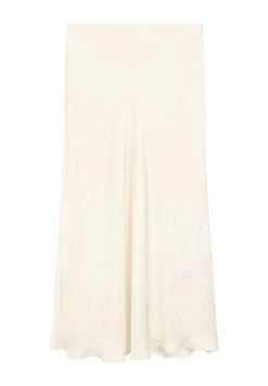 Massimo Dutti FLOWING SATIN MIDI - A-line Skirt - Beige -Massimo Dutti Shop 216b44399aaf4d51847d3ab5d9066d31