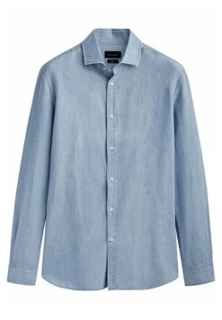 Massimo Dutti Chambray - Shirt - Light Blue -Massimo Dutti Shop 21880eb922eb446e814cfa41d145bf84
