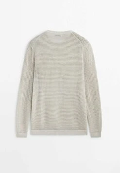 Massimo Dutti With A Crew Neck - Jumper -Massimo Dutti Shop 21ad7286d5bd4f08b7e0614d0f68aa35