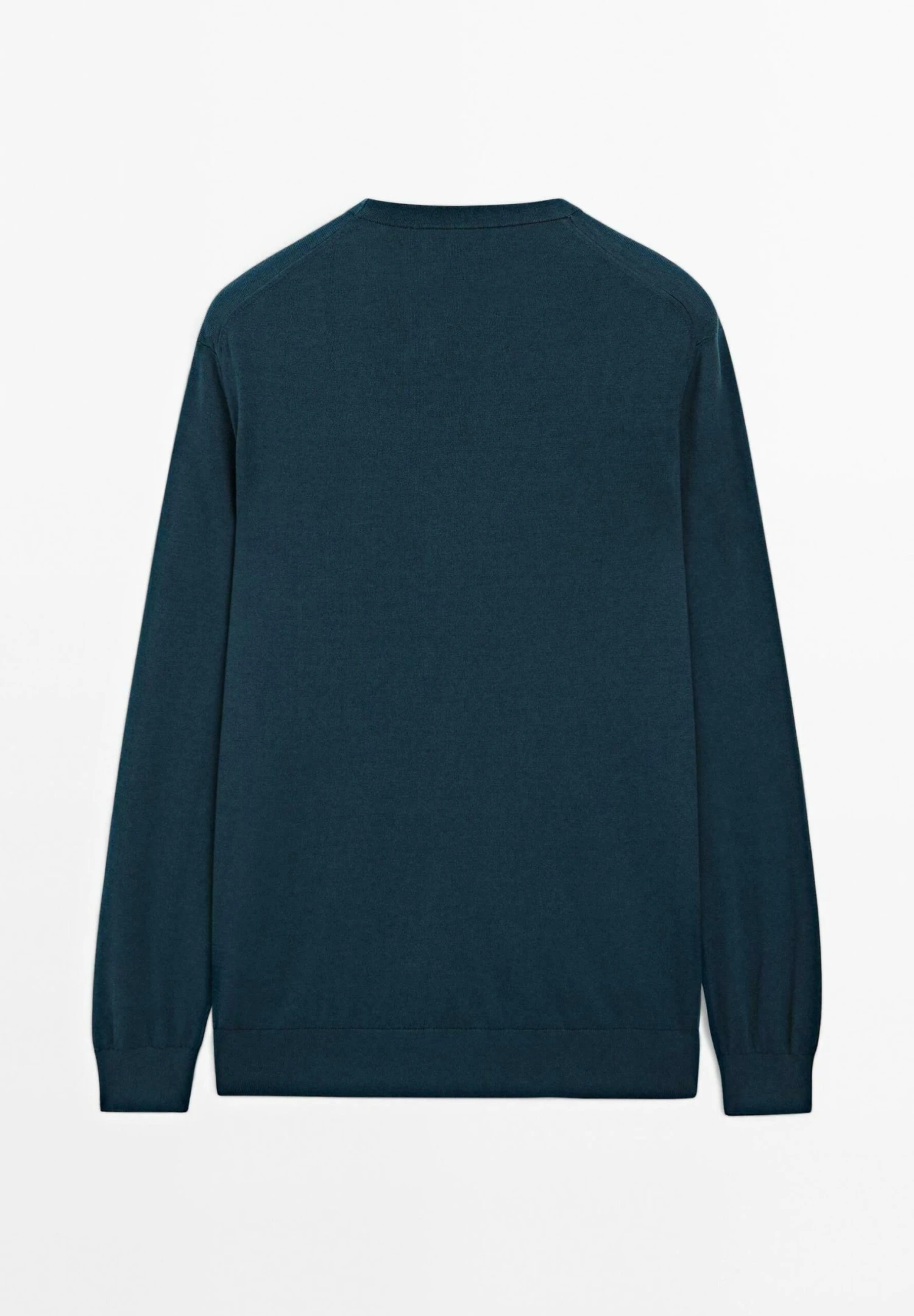 Massimo Dutti LONG SLEEVE CREW NECK - Jumper - Dark Blue 8 Massimo Dutti LONG SLEEVE CREW NECK - Jumper - Dark Blue - Image 6