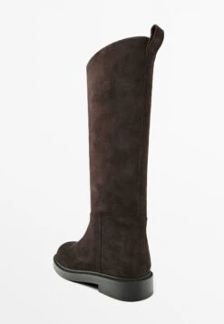 Massimo Dutti Boots - Dark Brown -Massimo Dutti Shop 21c44eb6ad6e423a9a299b4aa278a957
