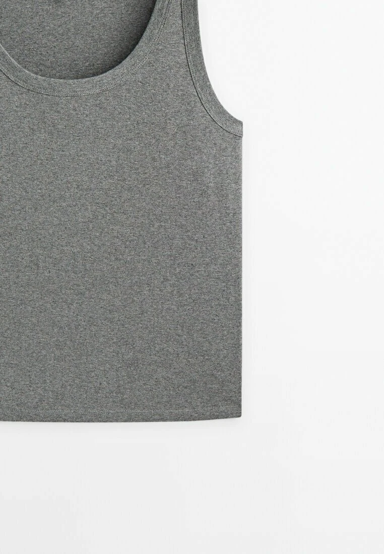 Massimo Dutti Tank - Top - Light Grey 8 Massimo Dutti Tank - Top - Light Grey - Image 6