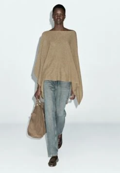 Massimo Dutti Cape - Khaki