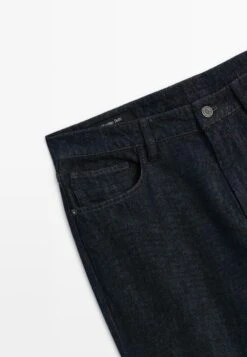 Massimo Dutti Jeans Tapered Fit - Dark Blue -Massimo Dutti Shop 22560ce235e949508323bd5ad236363c