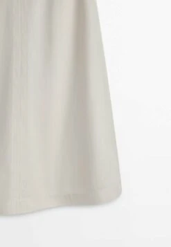 Massimo Dutti Flared With Topstitching Detail- A-Line Skirt - Beige 18 Massimo Dutti Flared With Topstitching Detail- A-Line Skirt - Beige -Massimo Dutti Shop 22913cfaac114777971715632d9208d6