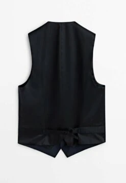 Massimo Dutti Mini- Waistcoat - Dark Blue -Massimo Dutti Shop 22be939e3d5444a8a2d9d6f6a6b7fd25
