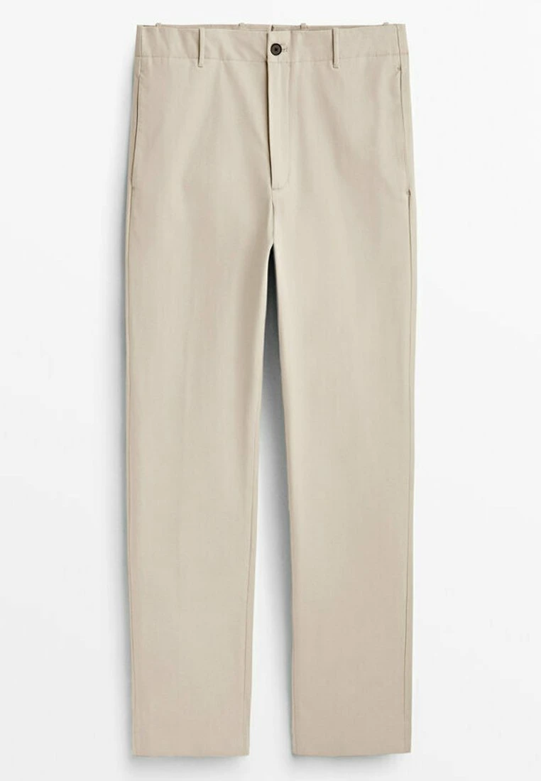 Massimo Dutti Studio - Straight-Fit- Chinos - Sand 13 Massimo Dutti Studio - Straight-Fit- Chinos - Sand - Image 11