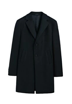 Massimo Dutti LONG WITH LAPEL COLLAR - Classic Coat - Dark Grey -Massimo Dutti Shop 22d964865ba14b9d97876d18f37e8a05 1