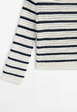 Massimo Dutti Striped Crochet - Jumper - Beige 20 Massimo Dutti Striped Crochet - Jumper - Beige -Massimo Dutti Shop 22f48f1e56d04f70b3d651626138f431