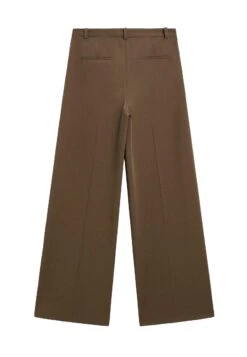 Massimo Dutti DARTED WIDE-LEG - Trousers - Dark Brown -Massimo Dutti Shop 23568f01284e4ce1a862a512bc5e2832