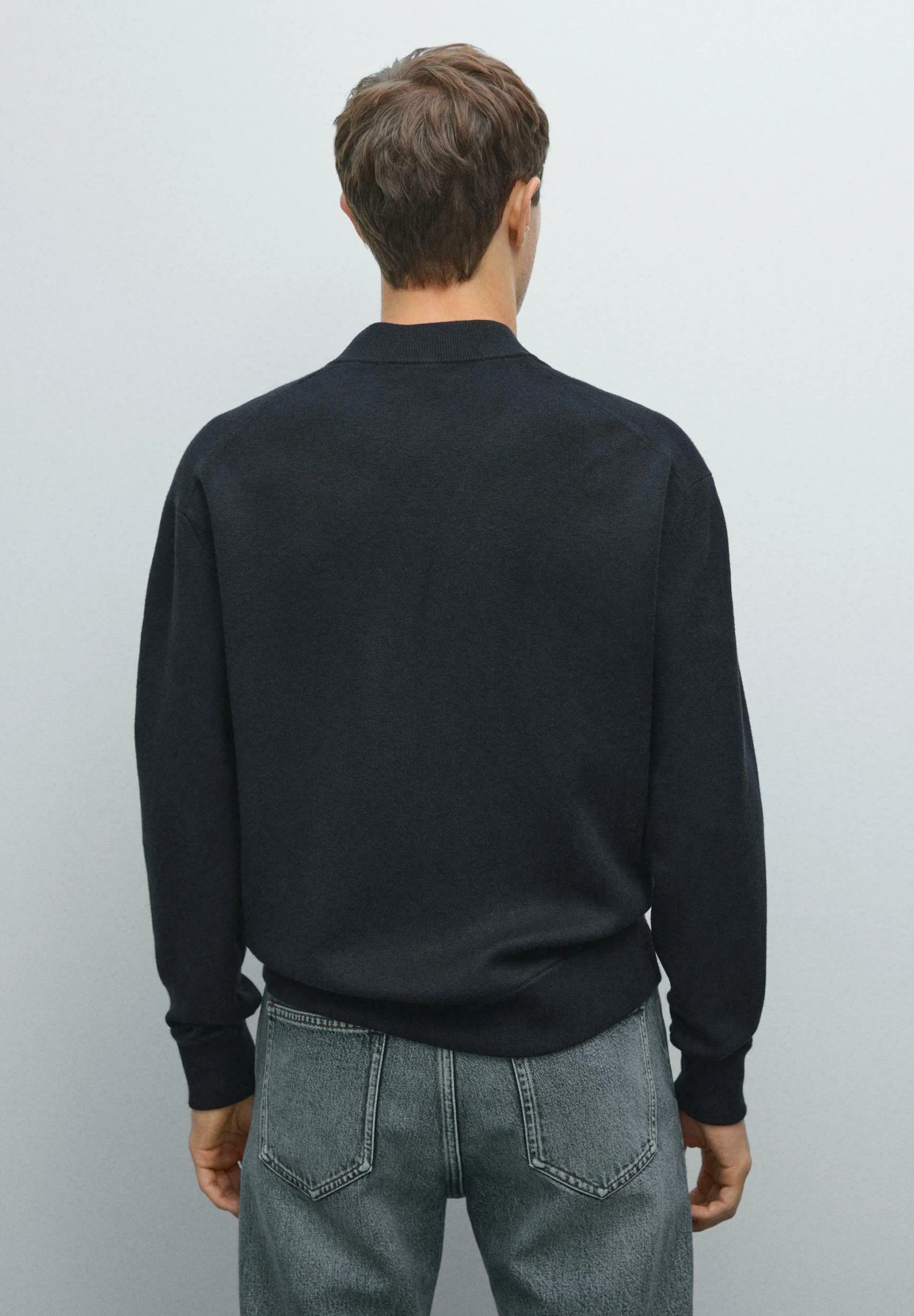 Massimo Dutti STYLE - Cardigan - Dark Blue 5 Massimo Dutti STYLE - Cardigan - Dark Blue - Image 3