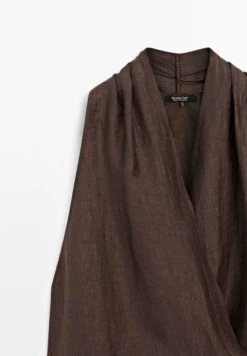 Massimo Dutti HALTER TOP - Top - Brown -Massimo Dutti Shop 2395a424a2024e0984084824337a0686