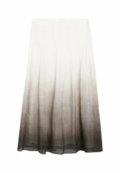 Massimo Dutti OMBRÉ PRINT BOX PLEAT MIDI - Pleated Skirt - Light Grey -Massimo Dutti Shop 23c07aaee5d148f58f3961fdb062d47b