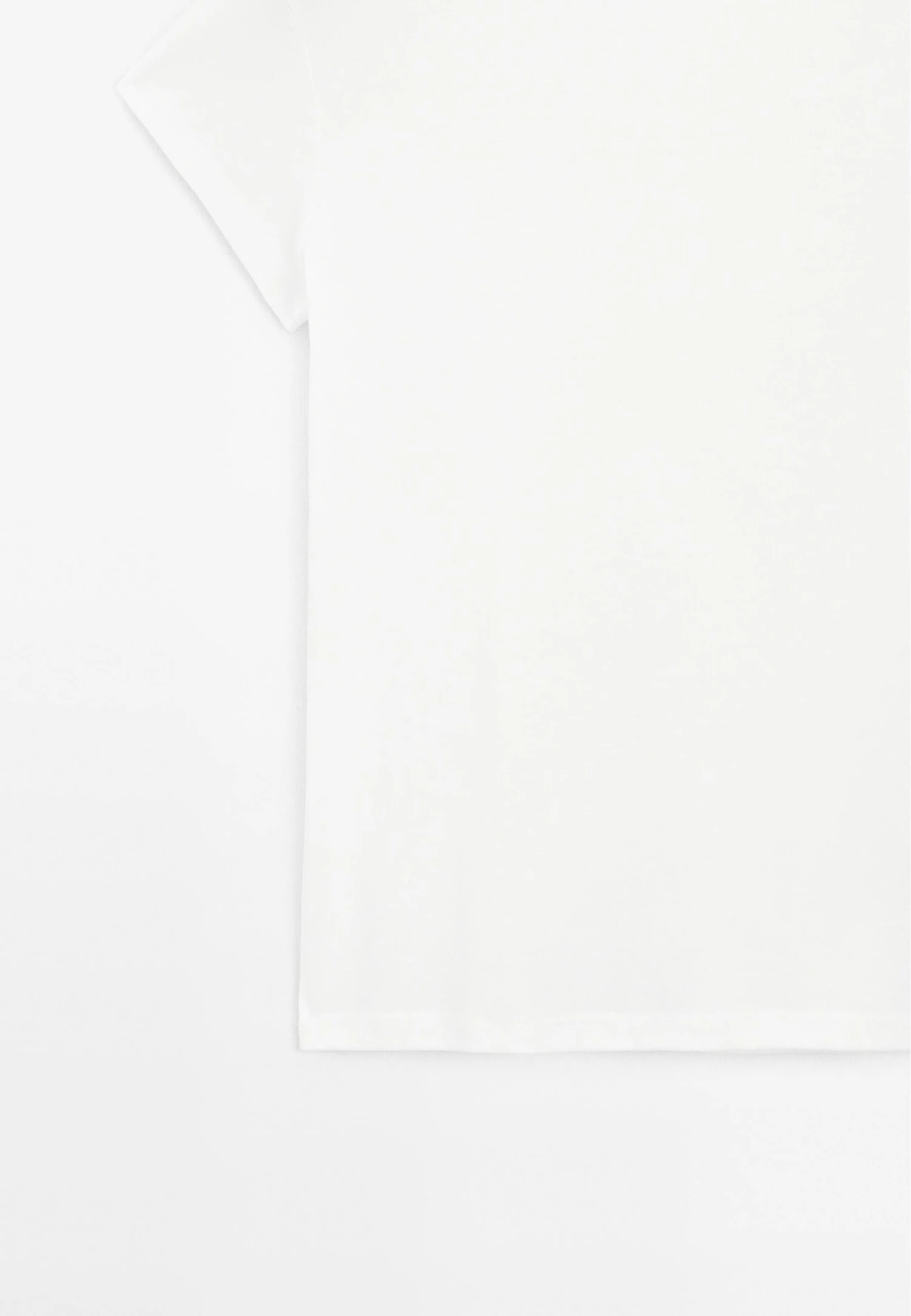 Massimo Dutti SHORT SLEEVE WITH ROUND NECK - Basic T-shirt - White 11 Massimo Dutti SHORT SLEEVE WITH ROUND NECK - Basic T-shirt - White - Image 9