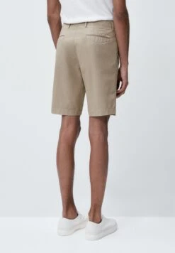 Massimo Dutti Micro-Twill Bermuda- Shorts - Beige -Massimo Dutti Shop 241e193ff47d446f9c166a8311148856